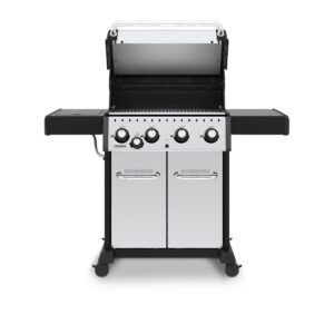 Broil King Crown S440 front with hood up