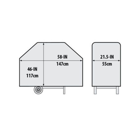 Dimensions of the Broil King Grill Cover 6847